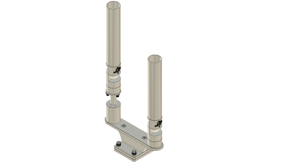 Horizontal Tree Dual Road Holder