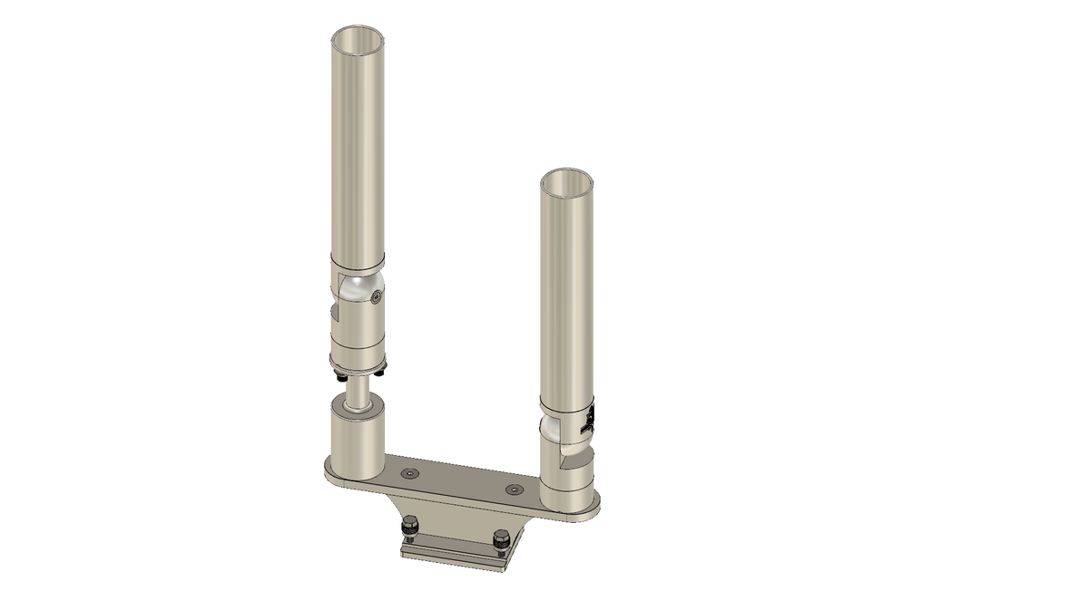 Horizontal Tree Dual Road Holder