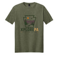 Heathered Olive - DM108 - FRONT