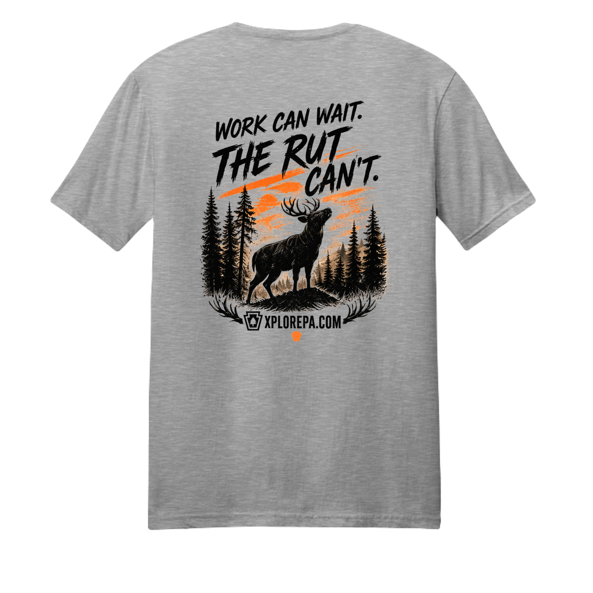 Light Heather Grey - DM108 - BACK