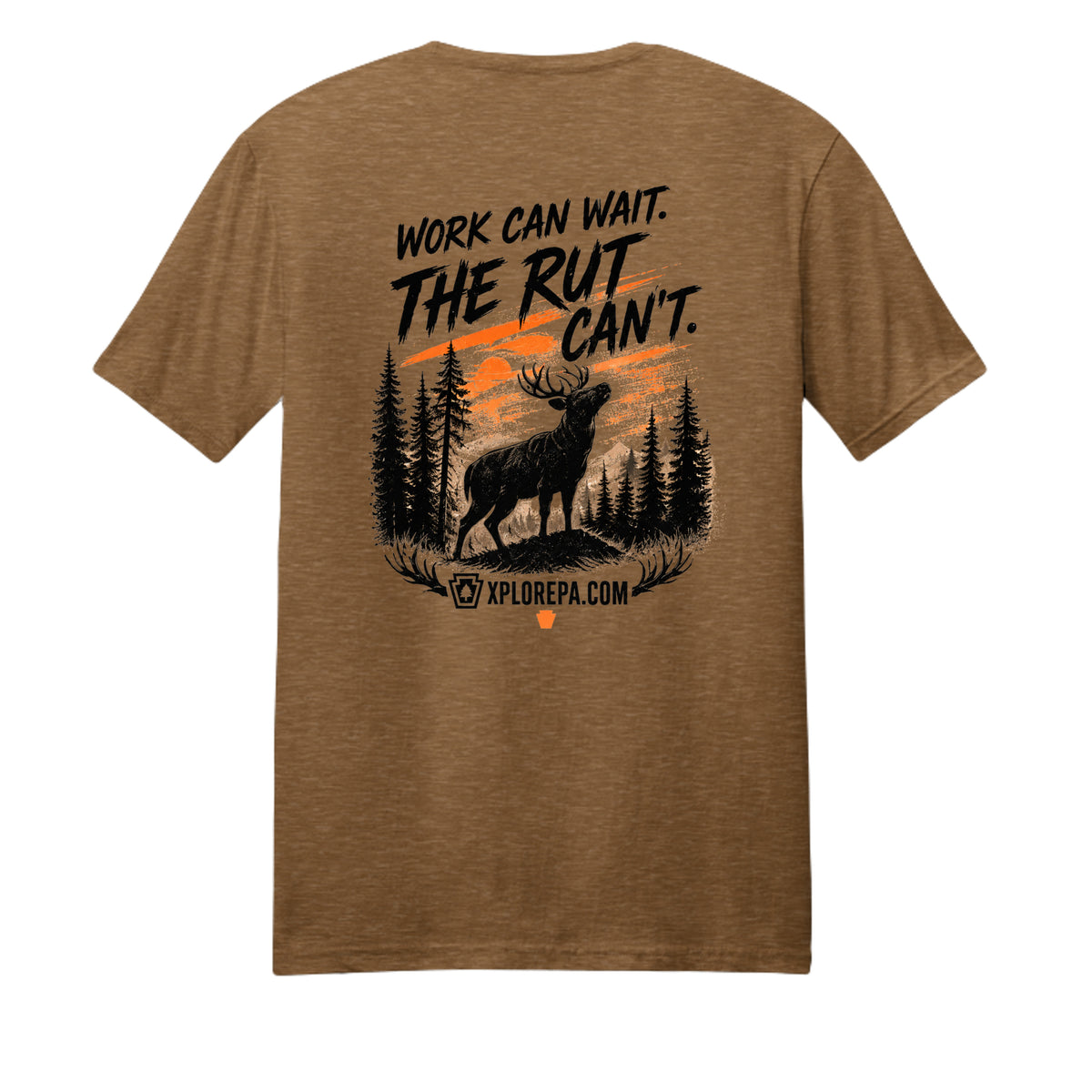 Duck Brown Heather - DM108 - BACK